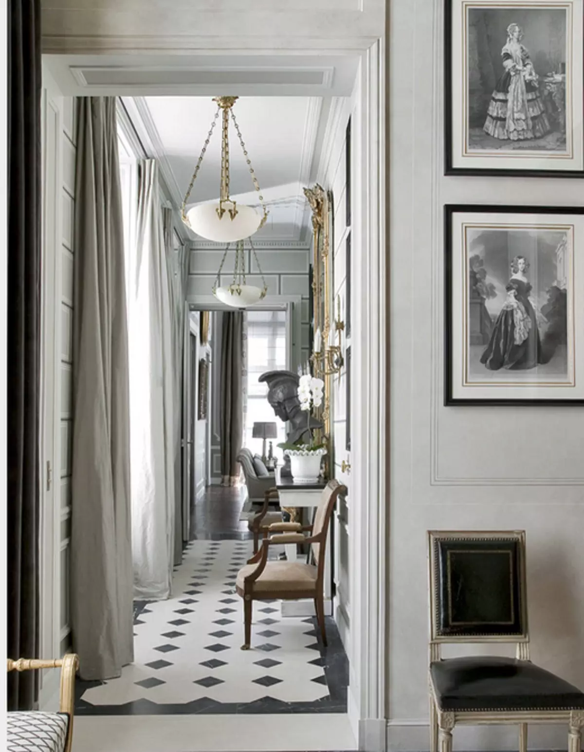 Royal Luxury: Ampire Style a l'interior (50 fotos) 1694_18