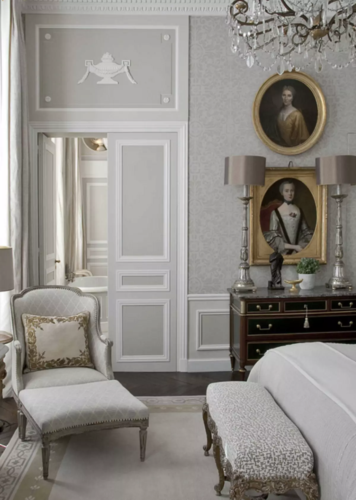 Royal Luxury: Ambírsky štýl v interiéri (50 fotografií) 1694_19