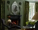 Cortines verdes a l'interior: consells per triar i exemples per a qualsevol habitació 17050_14