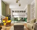 Cortines verdes a l'interior: consells per triar i exemples per a qualsevol habitació 17050_17