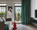 Cortines verdes a l'interior: consells per triar i exemples per a qualsevol habitació 17050_35