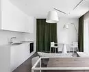 Cortines verdes a l'interior: consells per triar i exemples per a qualsevol habitació 17050_50
