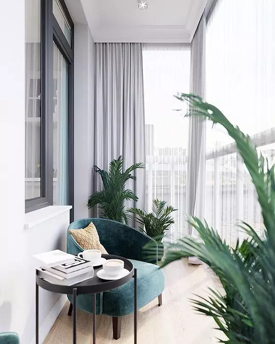 How to issue a balcony design with panoramic glazed: Important Tips 1836_133