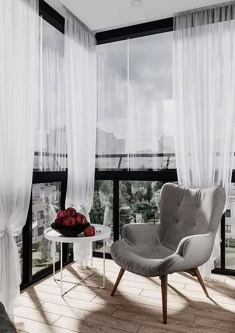Jinsi ya kutoa design balcony na glazed panoramic: tips muhimu 1836_51