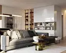 Living Room Design (70 mga larawan) 1852_120