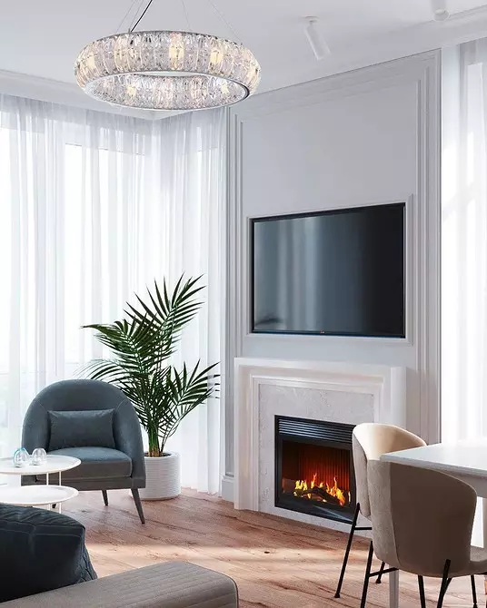 Vybereme moderní lustr v obývacím pokoji: recenze módních modelů a užitečných tipů 1980_104