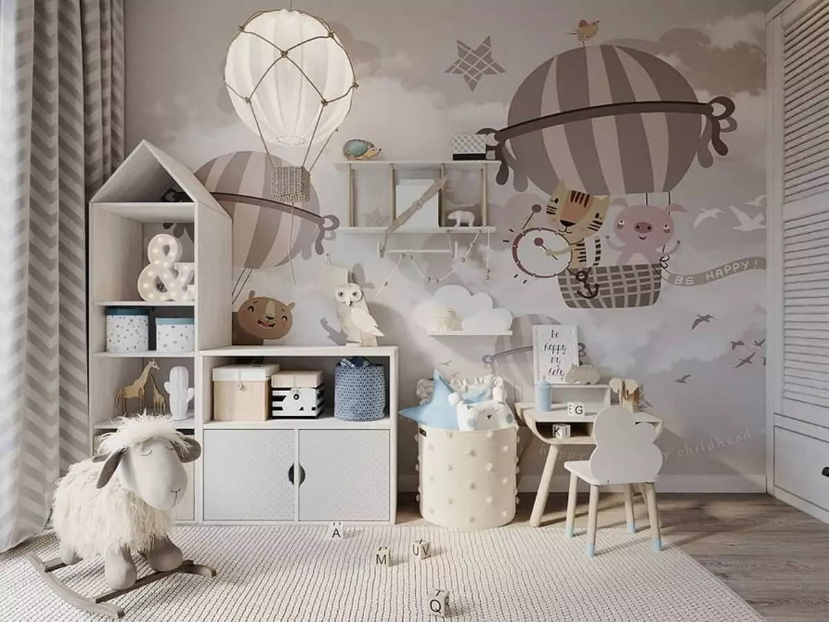 How to arrange a non-piece interior of a nursery in gray colors 2030_138