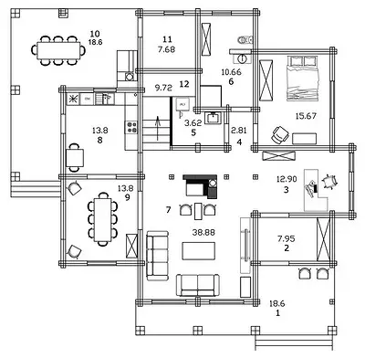 Gemütliches Haus, in dem Sie den Herbst verbringen möchten 2035_25