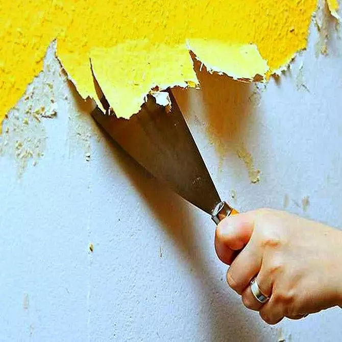 Istruzioni applicate: come rimuovere la vernice dalle pareti 2062_8