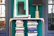14 formas moi inusuales e elegantes de colocar libros no apartamento