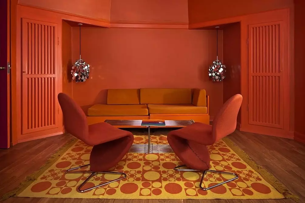 Para os connoisseurs retro: como emitir un interior ao estilo dos anos sesenta 2170_35