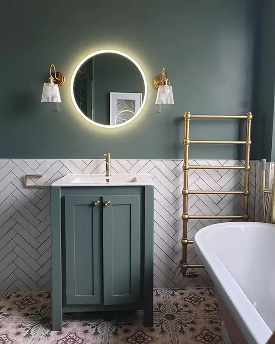 6 der erfolgreichsten Farben für das Design des Badezimmers (wird den Raum erhöhen und nicht nur) 2188_13