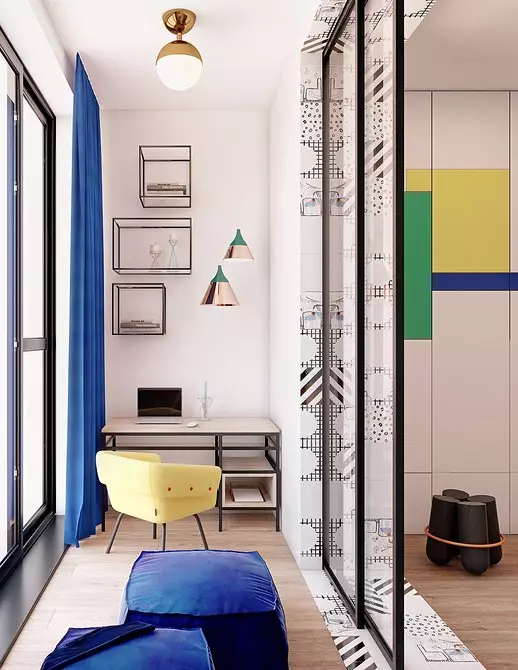 5 voorbeelden van appartementontwerp met een oppervlakte van 90 vierkante meter. m die je inspireert 2191_149