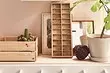 Pro skladování a nejen: 14 nápadů na použití dřevěné krabice z IKEA