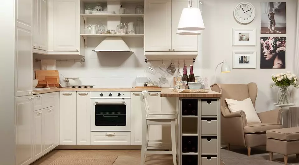 9 products from IKEA for a small kitchen, like Scandinavians