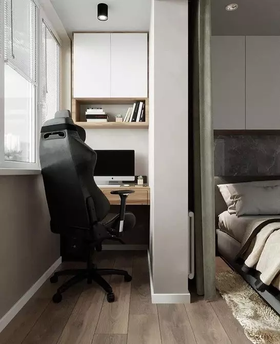 6 Enkla och snygga idéer för designen av arbetsplatsen i sovrummet 2239_15