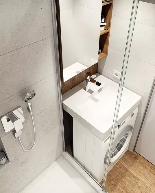 장식 샤워와 함께 작은 욕실 디자인 2245_24