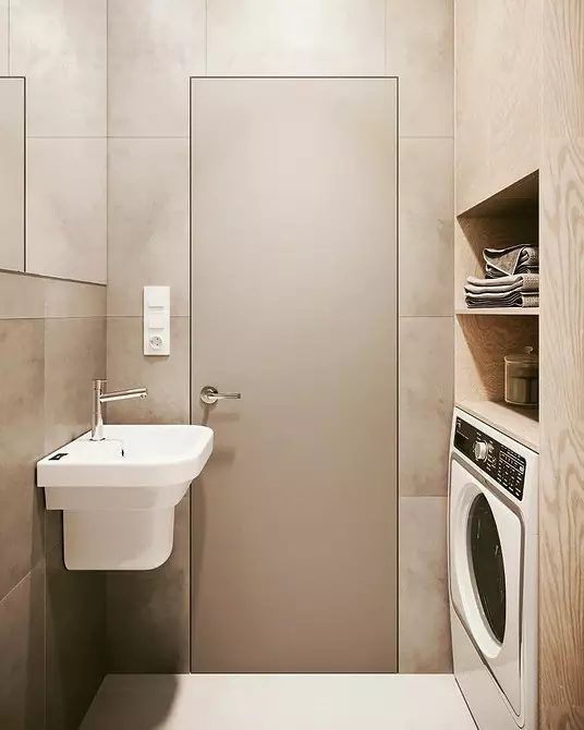 नुहाउनेको साथ एउटा सानो बाथरूम डिजाइन अस्वीकार गर्नुहोस् 2245_29