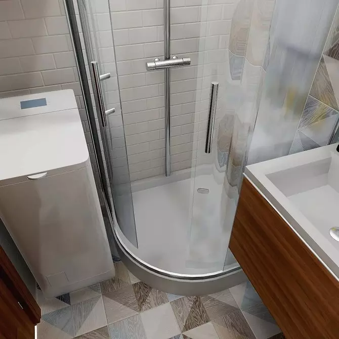 장식 샤워와 함께 작은 욕실 디자인 2245_39