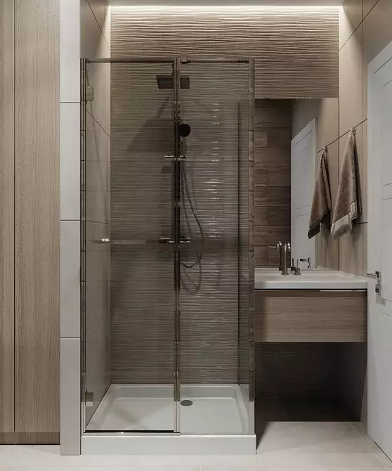 Dekor 'n klein badkamer ontwerp met stort 2245_41