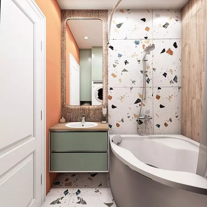 Hiasan reka bentuk bilik mandi kecil dengan pancuran mandian 2245_45