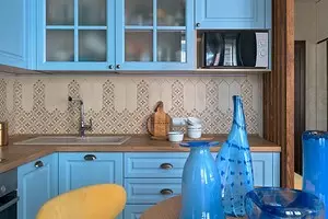 Fresh and unusual: everything about how to make a blue kitchen 2265_1