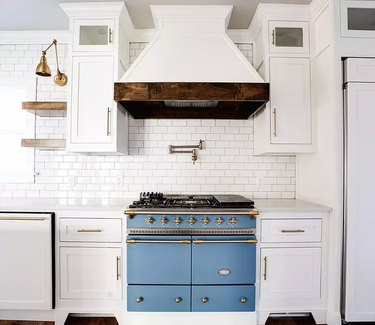 Fresh and unusual: everything about how to make a blue kitchen 2265_102