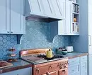 Fresh and unusual: everything about how to make a blue kitchen 2265_68