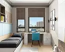 3-kamer appartementplanning: kenmerken en ideeën 2314_116