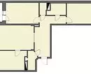 3 חדרים תכנון דירה: תכונות ורעיונות 2314_59
