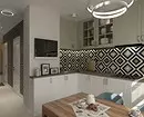 Perencanaan apartemen 3 kamar: Fitur dan ide 2314_87