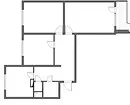 Planificación de apartamentos de 3 habitaciones: características e ideas. 2314_95