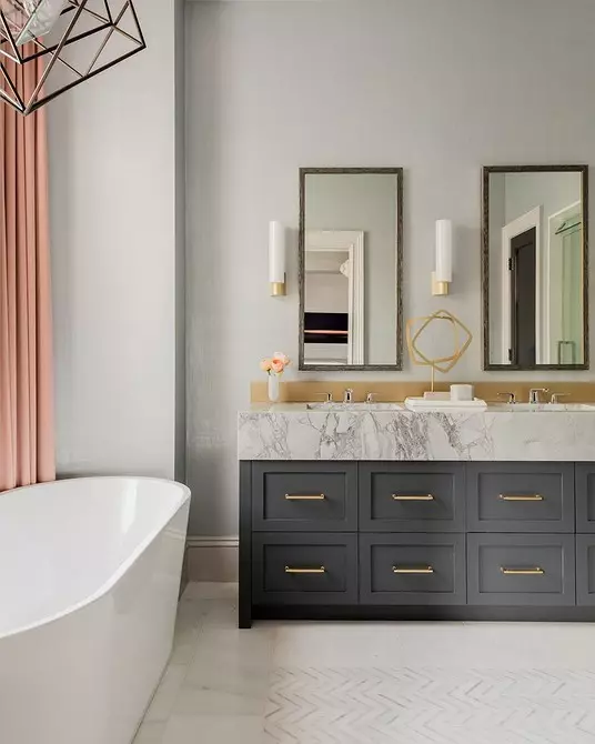 6 best interior styles for the bathroom, which will not lose relevance 2323_16