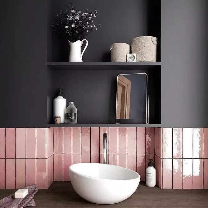 6 banyo için en iyi iç stiller, alaka düzeyi kaybetmeyecek 2323_19