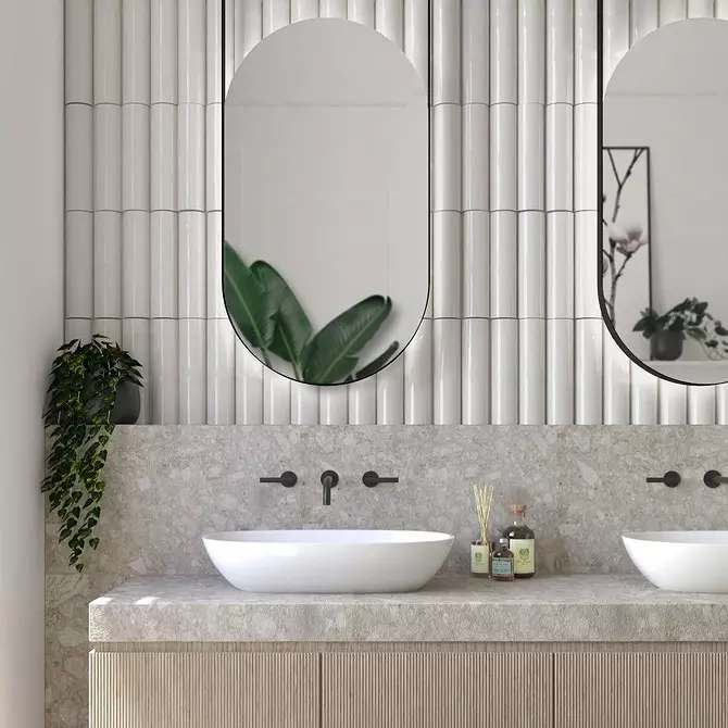 6 mellores estilos interiores para o baño, que non perderán a relevancia 2323_74