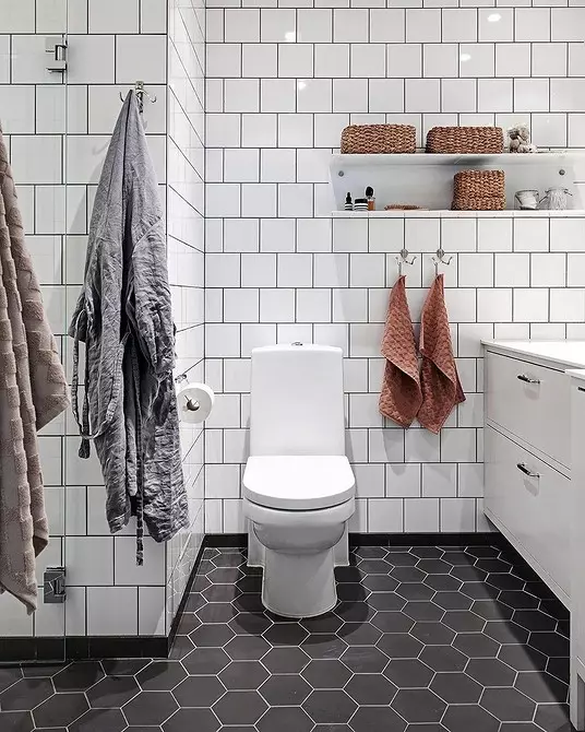Best उत्तम आन्तरिक शैली बाथरूमको लागि, जसले प्रासंगिकता गुमाउँदैन 2323_82