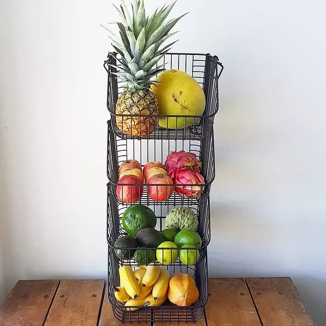 8 ideer for lagring av grønnsaker og frukt (hvis det ikke er nok plass i kjøleskapet) 23597_25