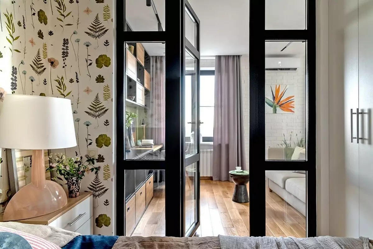Untuk inspirasi: 24 foto kamar dengan wallpaper yang tidak biasa yang memilih desainer 2405_14