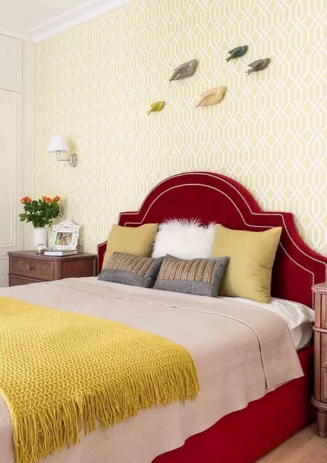 Untuk inspirasi: 24 foto kamar dengan wallpaper yang tidak biasa yang memilih desainer 2405_44