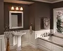 Reka bentuk yang selesa dari bilik mandi coklat: kombinasi warna dan penamat yang betul 2449_30