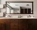 Reka bentuk yang selesa dari bilik mandi coklat: kombinasi warna dan penamat yang betul 2449_34