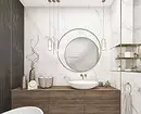 Reka bentuk yang selesa dari bilik mandi coklat: kombinasi warna dan penamat yang betul 2449_57