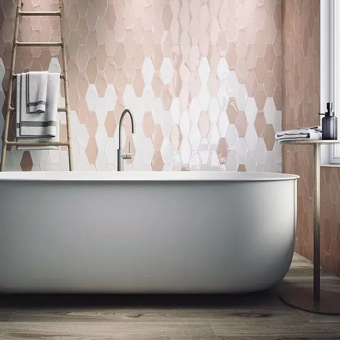 Reka bentuk yang selesa dari bilik mandi coklat: kombinasi warna dan penamat yang betul 2449_70