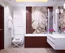 Reka bentuk yang selesa dari bilik mandi coklat: kombinasi warna dan penamat yang betul 2449_8