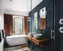 Design accogliente di un bagno marrone: combinazioni di colori e finitura corretta 2449_92