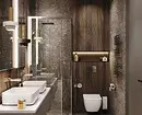 11 vannas istabas ar platību 7 kvadrātmetru. m, kurā skaisti novietoja visus nepieciešamos (un 53 fotoattēlus) 2503_57