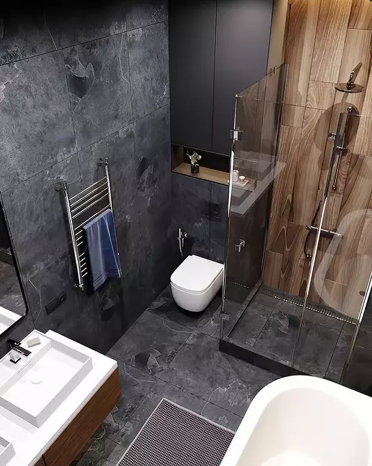 11 bathrooms with an area of ​​7 square meters. m, in which beautifully placed all the necessary (and 53 photos) 2503_85