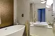 Elegants un skaists: mozaīka vannas istabas dizainā (66 fotogrāfijas)