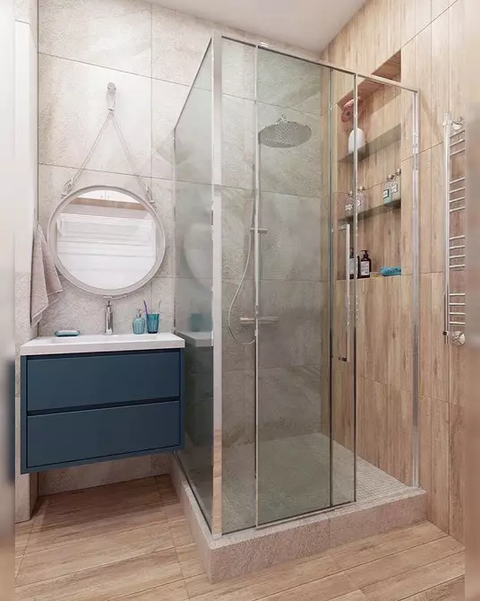 11 bathrooms with an area of ​​7 square meters. m, in which beautifully placed all the necessary (and 53 photos) 2503_98