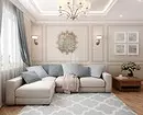 All about how to use moldings on the walls in the interior: styles, ways and 79 photos 2536_111